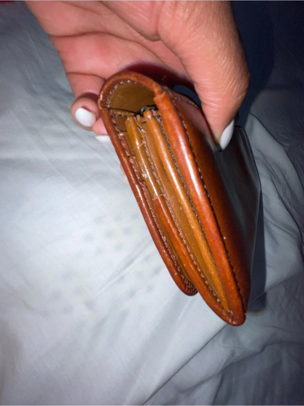 Burberry Leather Continental Wallet - Brown